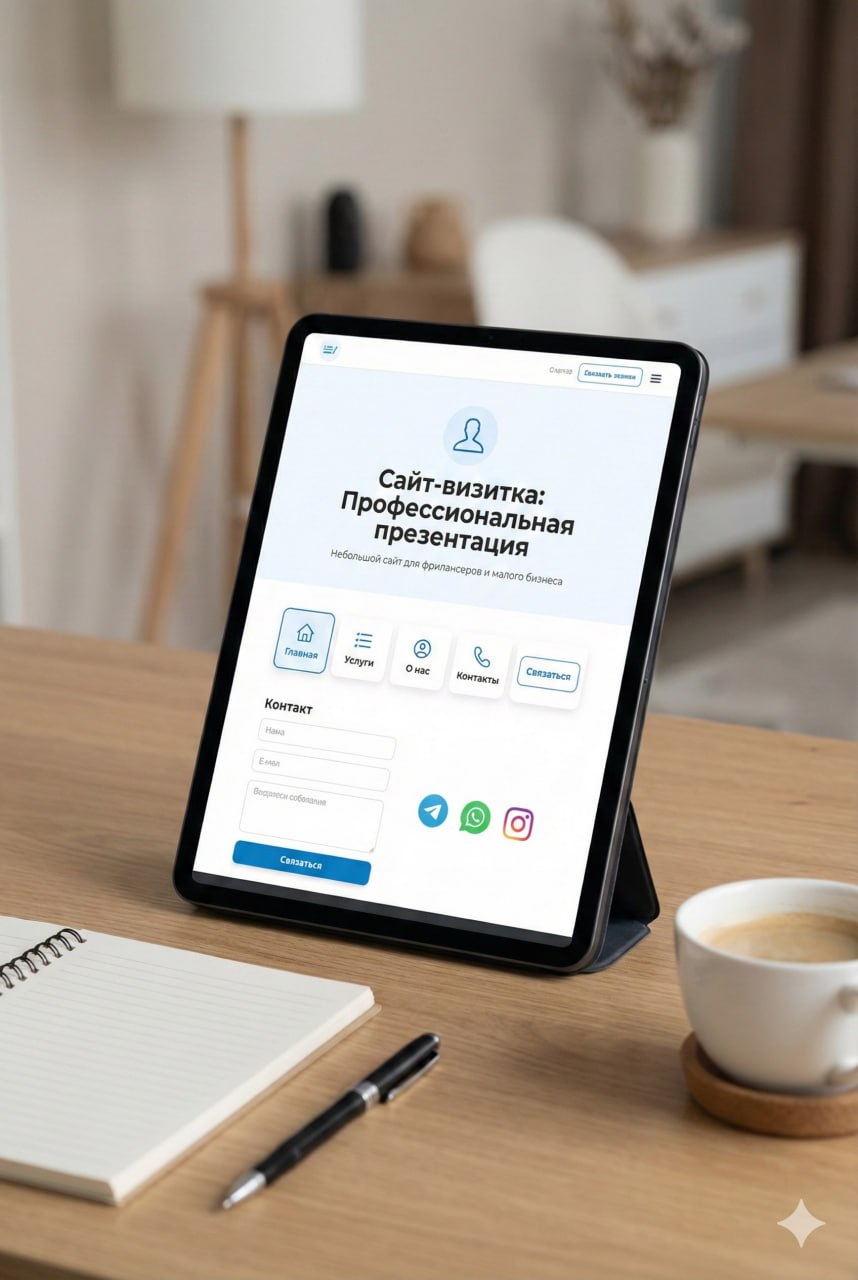 Сайт-визитка под ключ